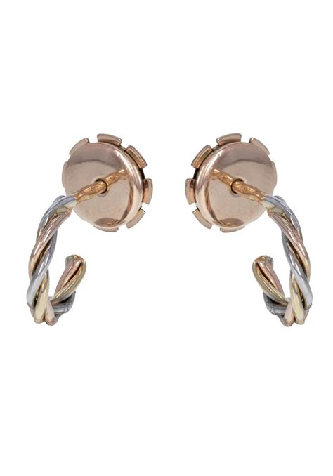 Boucles d'oreilles Cartier Trinity d'occasion .